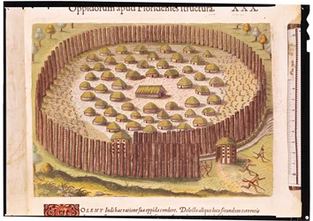 Fortified Indian Village, from 